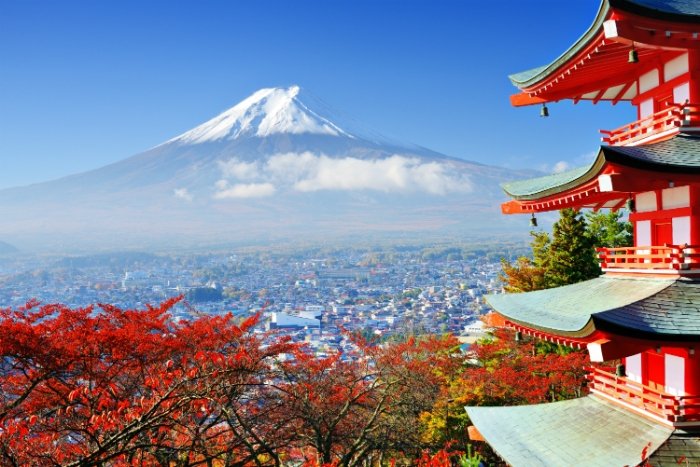 Nhật Bản được biết đến là đất nước mặt trời mọc hay đất nước của hoa anh đào